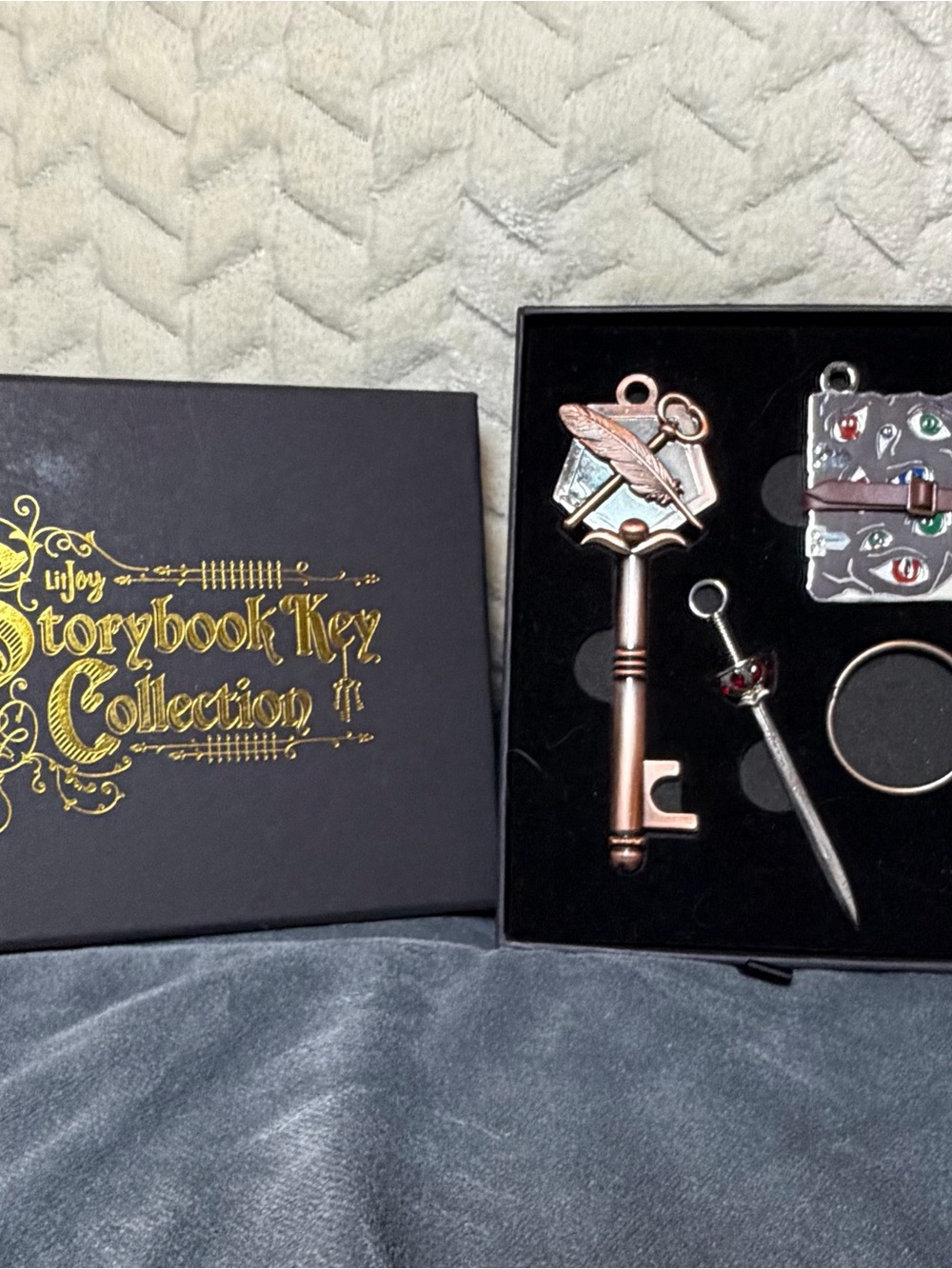 LitJoy Crate Storybook Key Collection for Sorcery of Thorns by Margaret Rogerson